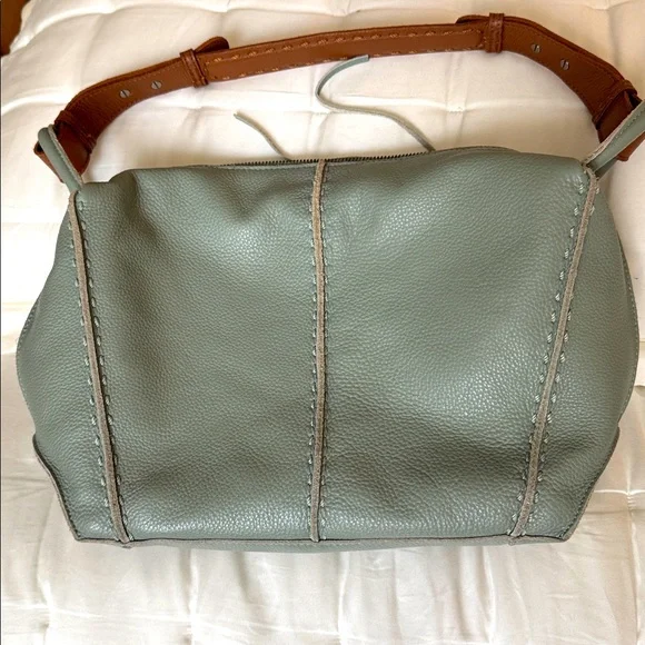The sak Meadow Pebbled Leather Bag with Adjustable Saddle Leather Shoulder Strap - Picture 5 of 8